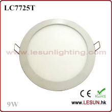Яркость 9W круглый LED панели Сид/плоско свет LC7725t